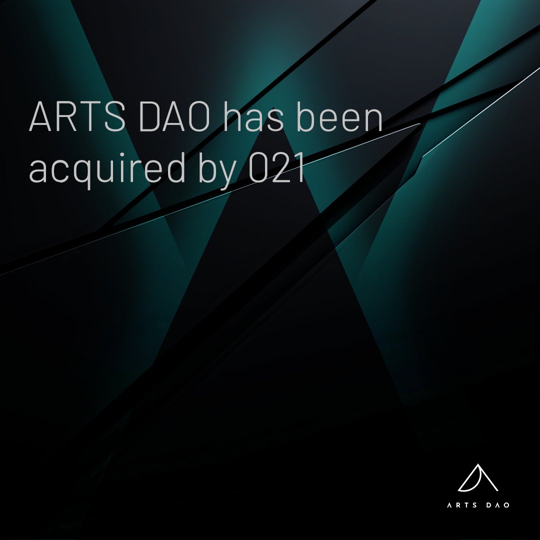 arts_dao's tweet image. We are thrilled to announce thats Arts DAO has been acquired by @021_xyz.  

Lets dive in what this means 👇