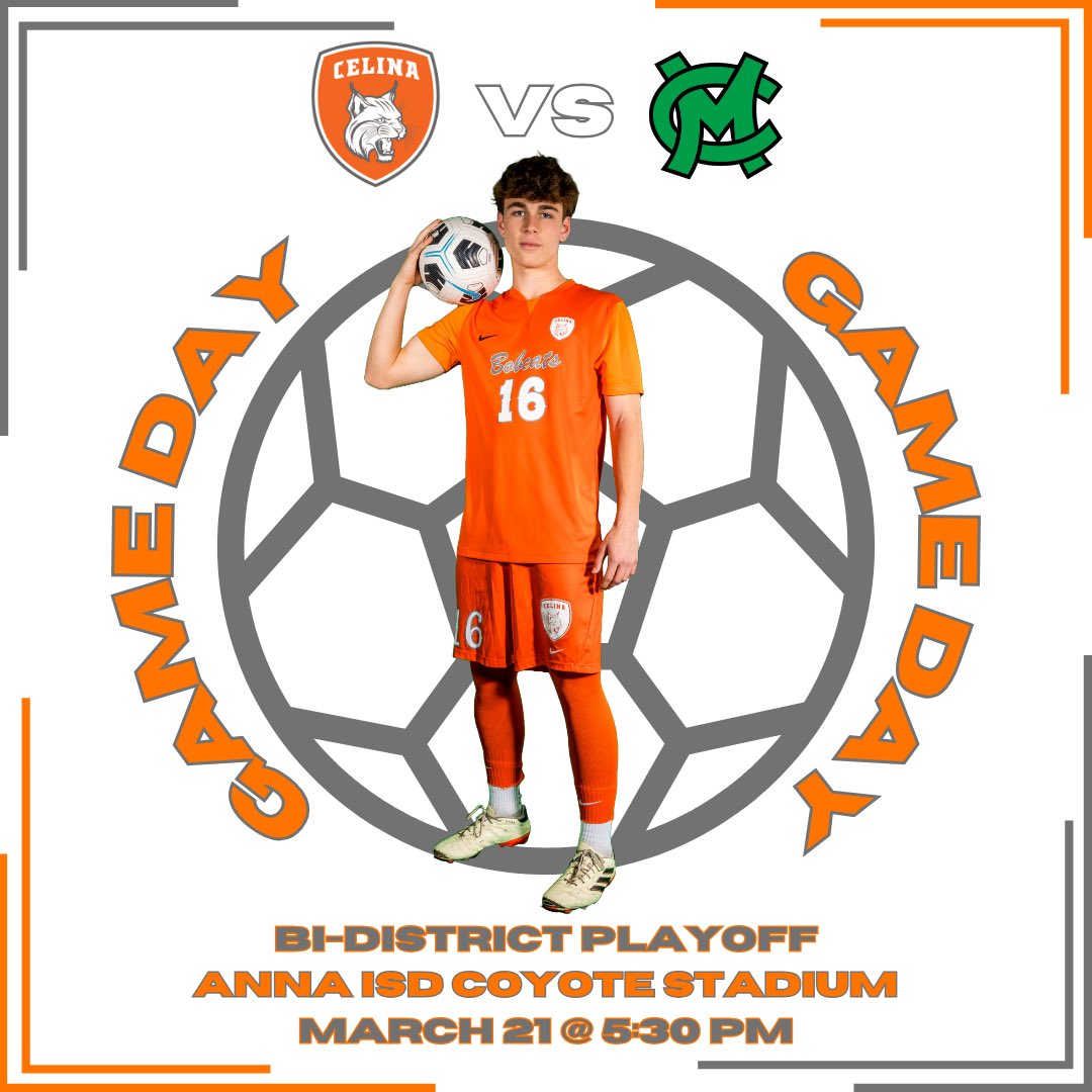 Game Day - Playoff Edition! 

Bi-District Playoff
🆚 Caddo Mills
🗓️ 3/22/25
⏰ 5:30 PM
🏟️ Anna ISD Coyote Stadium

Wear orange 🟠, be loud 🗣️, and be Bobcat 🐾 proud! #Family #SharpenTheAx