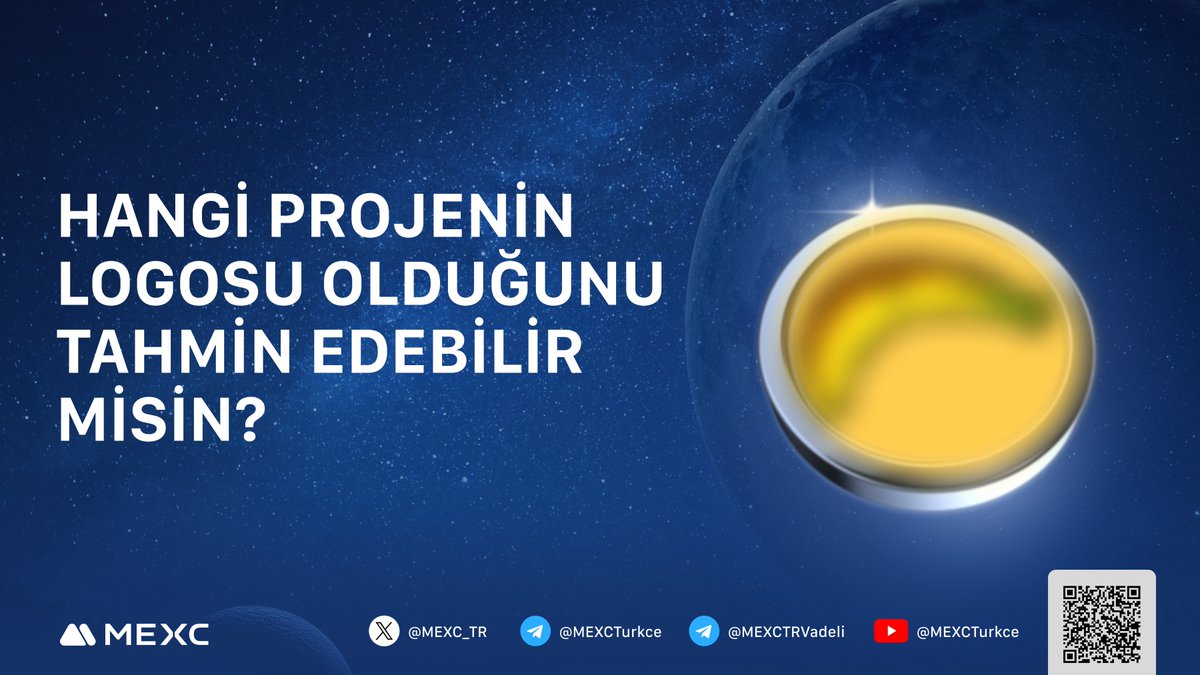 MEXC_Topluluk's tweet photo. 🤩Keskin Gözlere Sahip #MEXC'liler İçin Yine Bir Etkinlik!🔥

👀Burada Hangi Projenin Logosunu Görüyorsunuz?

🎉Toplam 200 #USDT ödül havuzundan payını kazanacak 10 kişiden biri olmak için yapmanız gerekenler;
💙Takip edin; @MEXC_TR 
💙Cevabınızı yazıp 3 arkadaşınızı etiketleyerek #MEXC etiketi ile yorumlarda paylaşın
💙Bu gönderiyi beğenin ve RT yapın

⏰Son Katılım: 25 Mart 2025 23:59

🍀Herkese Bol Şans!