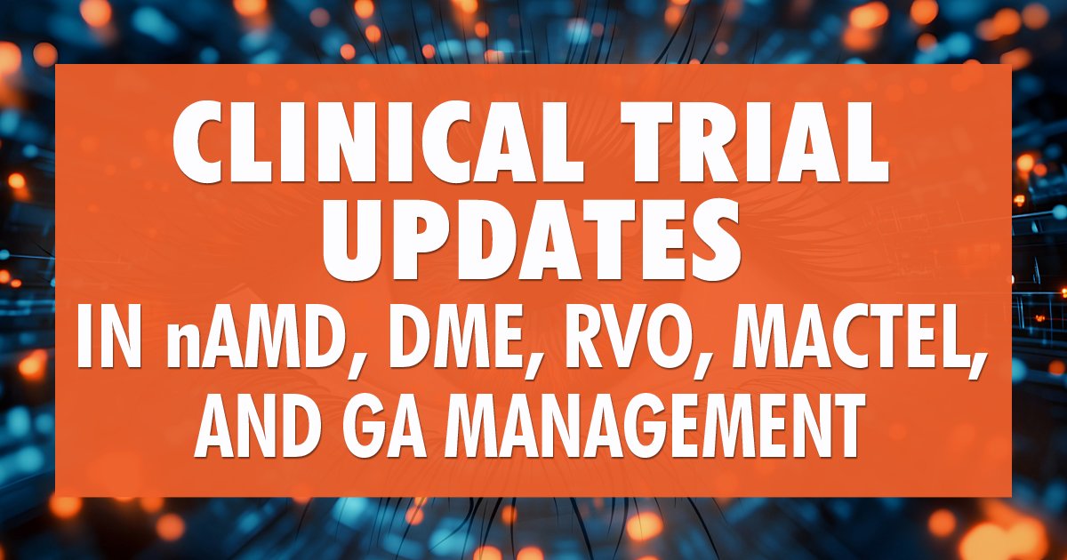RetinaCME (@retinacme) on Twitter photo Stay updated on evolution of diagnostic and therapeutic algorithms for the management of patients with retinal diseases with this #CME monograph!
Participate today>> ow.ly/SmmS50UBVfW
<a href="/drrishisingh/">Dr. Rishi P. Singh MD</a> <a href="/N_Abbass1/">Nadia Abbass</a> <a href="/Reed_Clinically/">Hayden Reed</a> <a href="/zhao_alison/">Alison Zhao</a> Stay updated on evolution of diagnostic and therapeutic algorithms for the management of patients with retinal diseases with this #CME monograph!
Participate today>> ow.ly/SmmS50UBVfW
<a href="/drrishisingh/">Dr. Rishi P. Singh MD</a> <a href="/N_Abbass1/">Nadia Abbass</a> <a href="/Reed_Clinically/">Hayden Reed</a> <a href="/zhao_alison/">Alison Zhao</a>