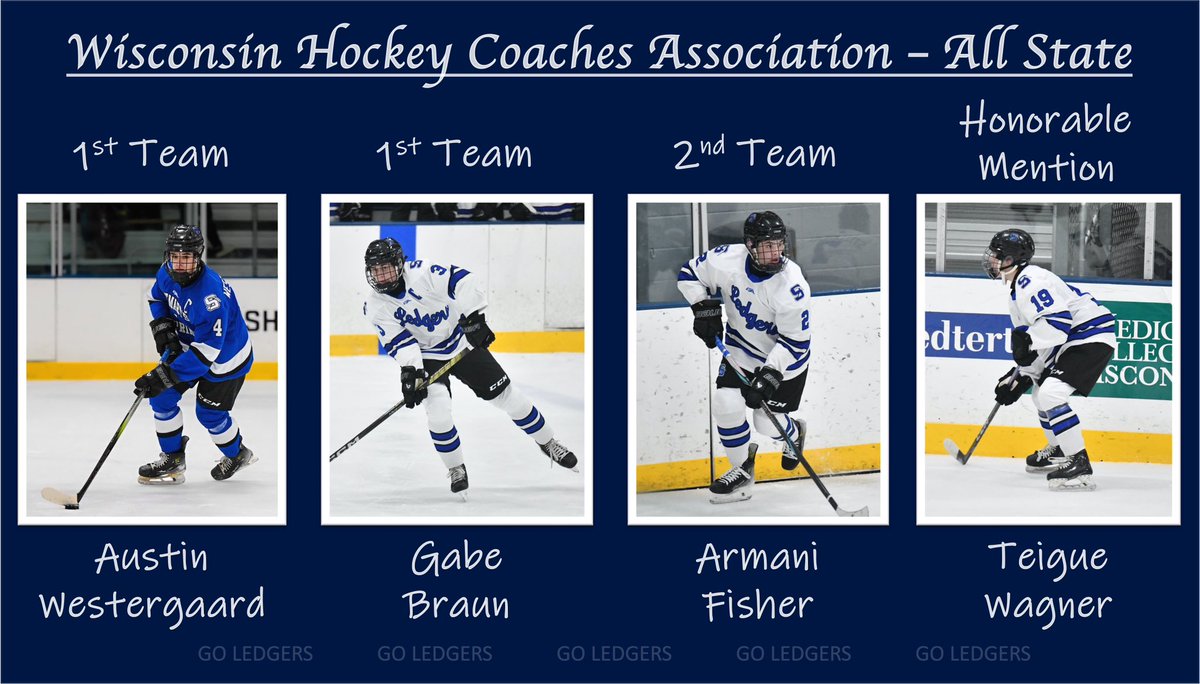 Congratulations to our four Ledger players who received All State Recognition!