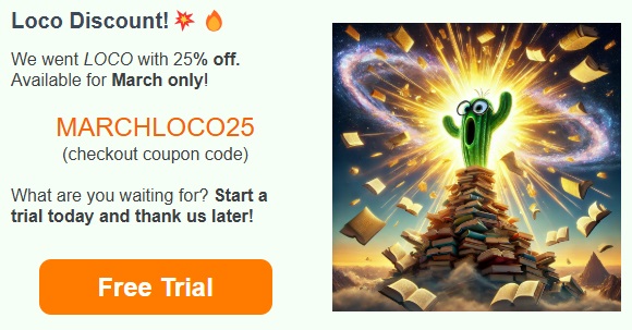 🚨 Big News! 🚨
Say hello to AI - powered Vocab Loco! The wildest way to supercharge your students’ word skills! 🎉🌵💥 
🎯 Teachers, don’t miss out – 25% OFF subscriptions all March long! Let’s make words FUN again. 🎶📚✨
Sign-up for a free trial: VocabLoco.com