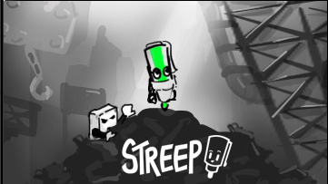 One of our amazing artists made some suggestions for our new steam page Thumbnail for Streep.

Because let’s be honest, it needs an update soon!  

Which one do you like the most? (We might create more variations later!) 

 #indiedev #gamedev #Indiegame #Steam