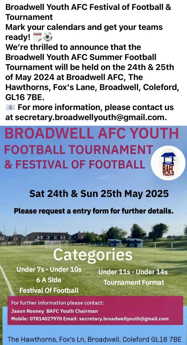 Broadwell Youth AFC (@broadwellyouth) on Twitter photo 