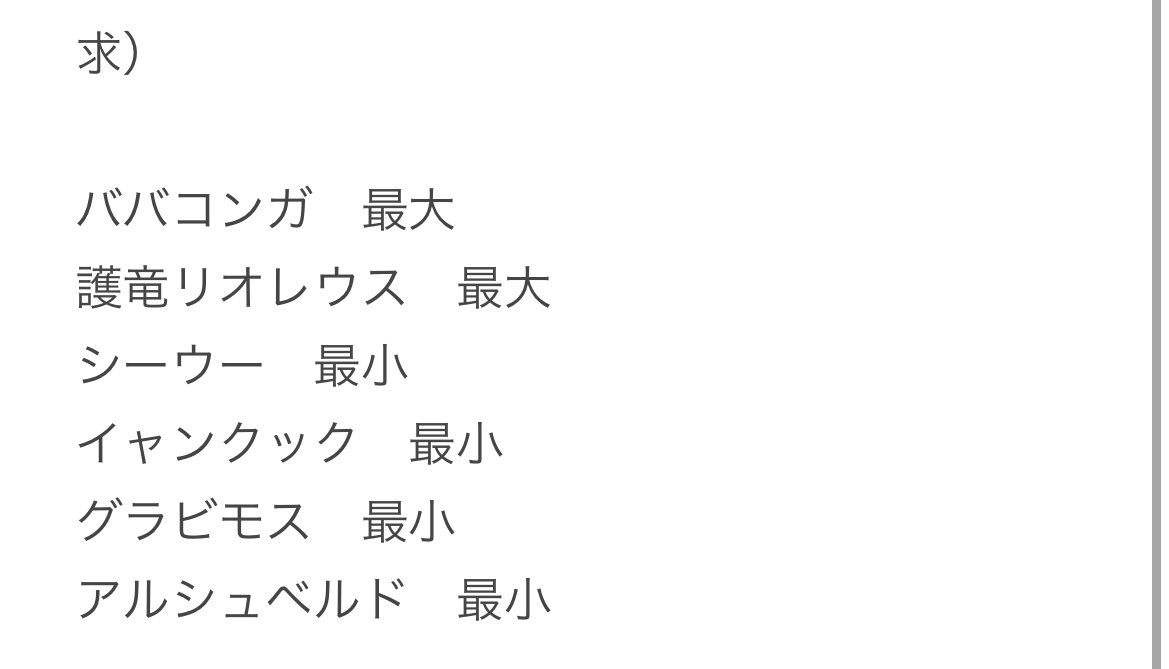 honsukiman's tweet photo. モンハン金冠募集

出）
護リオレウス最小
護オドガロン最小
チャタカブラ最小
ラバラバリナ最大
ババコンガ最小
バーラハーラ最大
ウズトゥナ最大
ププロポル最大
レダウ最大
ヒラバミ最小
アジャラカン最小
ヌエグドラ両
ゲリョス最大
リオレイア最小
護アンジャナフ最小
リオレウス大
グラビモス大 https://t.co/HUTecQBcjo