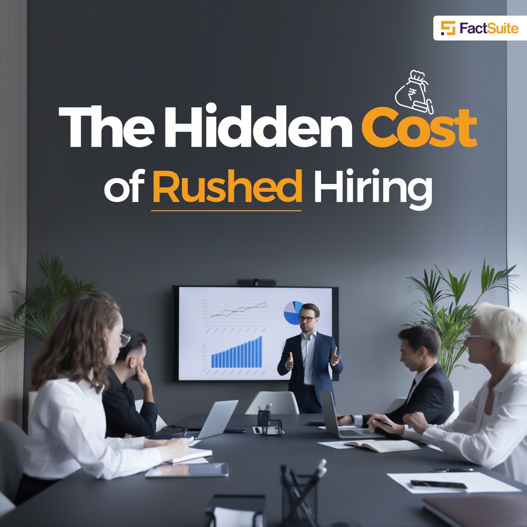 FactSuite's tweet image. Filling a position fast isn’t always the best move. Rushed hiring can lead to 80% higher turnover rates and wasted costs. What’s your hiring strategy to balance speed &amp;amp; accuracy? 🚀💡 #HiringRight #QualityOverSpeed