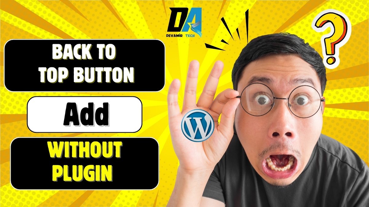 devamir74's tweet image. How to Add a Back to Top Button in WordPress Without Plugin |
youtu.be/TG5LL954Vs0

-

-

-

#devamir74 #wpdevsquad #WordPress #BackToTopButton #BanglaTutorial #WordPressTips #DevamirTech #WebsiteDesign #WebDevelopment #SEO #WordPress2025 #TutorialVideo #WebsiteOptimization