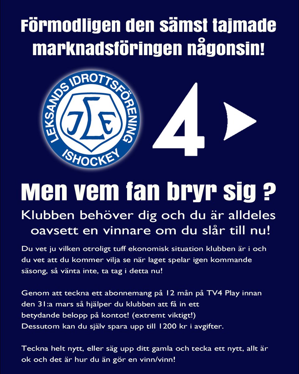 Leksand Superstars tweet media