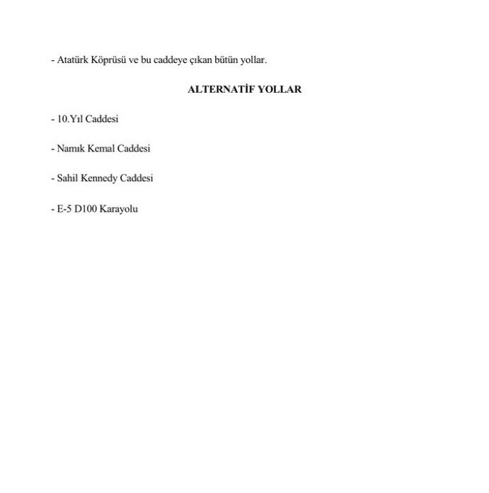 Yol Kapama Memurluğu🚫

Valilik alınan yeni karar doğrultusunda 21.03.2025 Cuma günü saat 14.00 ile 22.03.2025 Cumartesi günü saat 14.00 arası trafiğe kapatılacak yolları paylaştı.