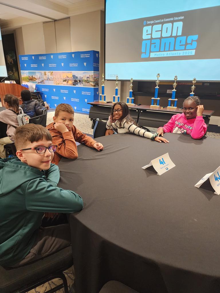 Who's ready for the ECON Games? RCE 4th graders are ready! <a href="/RCE_HCS/">RCE_HCS</a> <a href="/AyannugaRCE/">Sonya Ayannuga</a> #WeAreRACERS #GameChangers