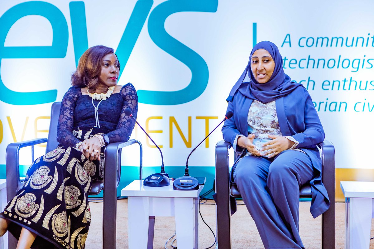At the March edition of #DevsInGovernment, our CEO, Aisha Abdulaziz, joined an insightful panel alongside the Postmaster General of <a href="/NIPOSTNG/">NIGERIAN POSTAL SERV</a> - Tola Odeyemi and the CEO/MD of <a href="/NigComSat1R/">NIGCOMSAT</a> - Jane Egerton-Idehen, sharing her journey to leadership in the private sector.