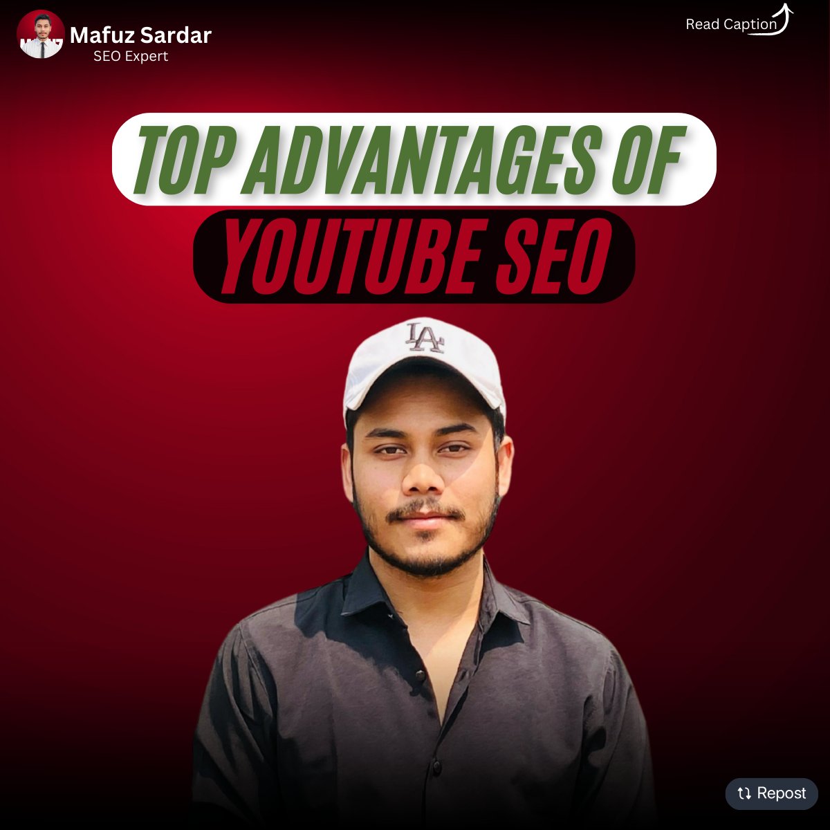 🔥Top advantages of YouTube SEO
See full article: linkedin.com/posts/mafuzsar…

#YouTubeSEO
#SEOtips
#RankOnYouTube
#YouTubeAlgorithm
#YouTubeGrowth
#ContentStrategy
#VideoOptimization
#GrowOnYouTube
#YouTubeTips
#BoostViews
