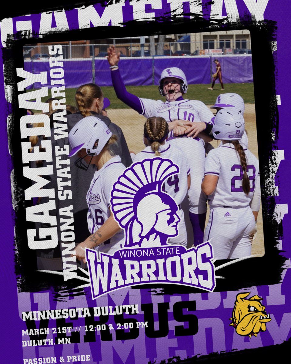 Opening Day for Conference Play!

🆚 Minnesota - Duluth
⌚️ 12:00 // 2:00 pm
📍Duluth, MN
🏟️ James Malosky Stadium 
📊 umdbulldogs.com/sidearmstats/s…
📺 nsicnetwork.com/umdbulldogs/