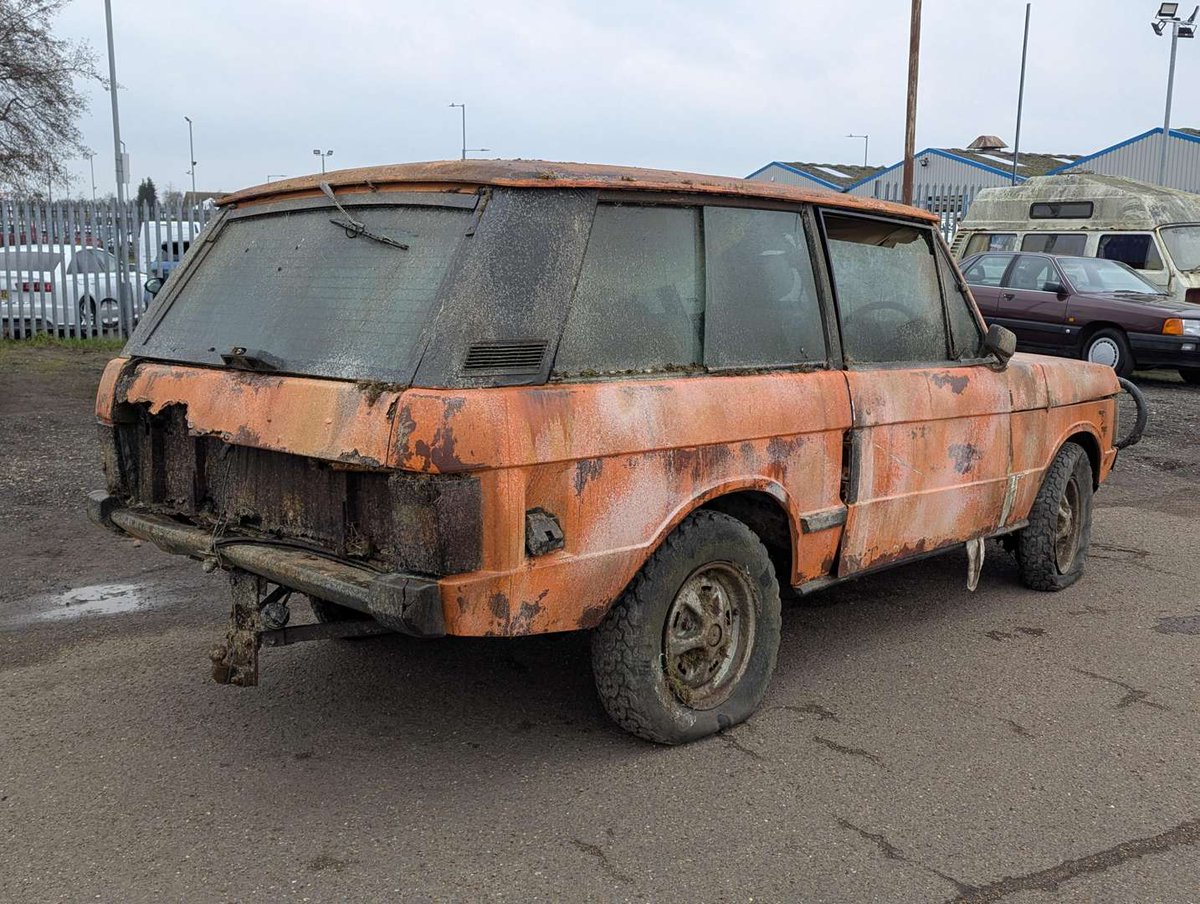 ACAKingsLynn's tweet image. A bit of a project…… 1980 RANGE ROVER 3.5 V8
angliacarauctions.co.uk/auctions/2694-…

Classic Car &amp;amp; Motorcycle Auction
Saturday 5th &amp;amp; Sunday 6th April
angliacarauctions.co.uk/auctions/2694-…

#restorationproject #rangerover