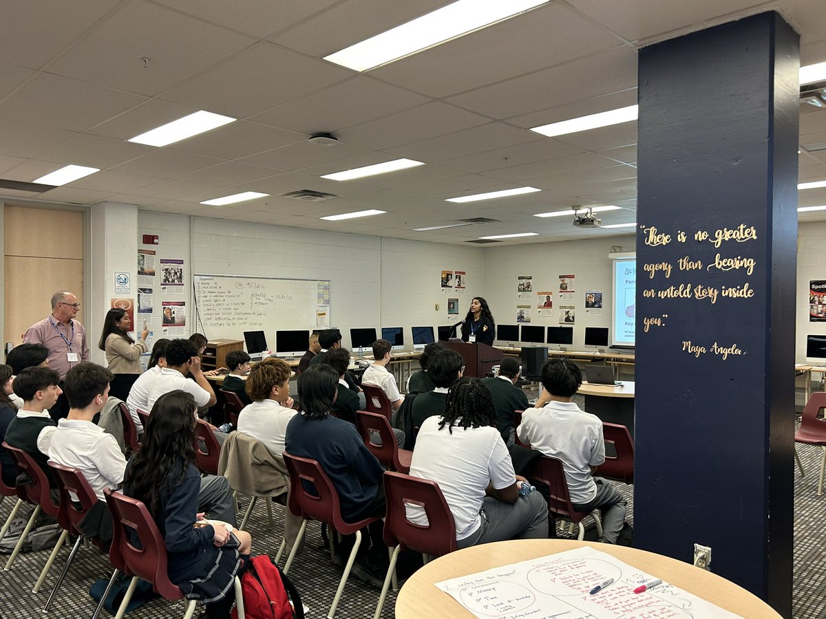 Stanley Malec (@malecstanley) on Twitter photo Monsignor Percy Johnson CSS hosted a wonderful peer tutoring conference with the Licence 2 Learn Foundation.
Students from <a href="/MPJ_TCDSB/">Monsignor Percy Johnson Catholic Secondary School</a> AND Chaminade College <a href="/chaminade_cs/">ChaminadeCollegeSchool_TCDSB</a> participated and learned about impact of leadership in our community
<a href="/TCDSB/">Toronto Catholic District School Board</a> Monsignor Percy Johnson CSS hosted a wonderful peer tutoring conference with the Licence 2 Learn Foundation.
Students from <a href="/MPJ_TCDSB/">Monsignor Percy Johnson Catholic Secondary School</a> AND Chaminade College <a href="/chaminade_cs/">ChaminadeCollegeSchool_TCDSB</a> participated and learned about impact of leadership in our community
<a href="/TCDSB/">Toronto Catholic District School Board</a>