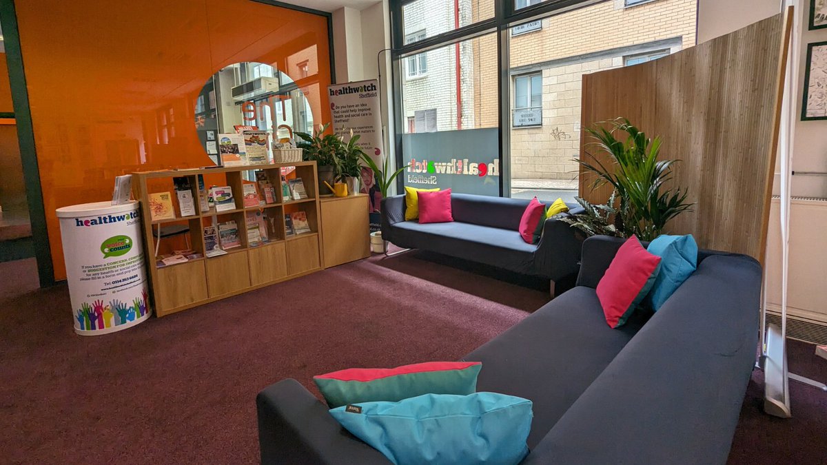 Our drop-in is open today (and every Wednesday) from 10am - 1pm. Come and speak to our advisor about topics like:
-Your rights to treatment
-What care &amp; support might be available for you or your family
-How to raise a concern about a negative experience
healthwatchsheffield.co.uk/how-we-can-help