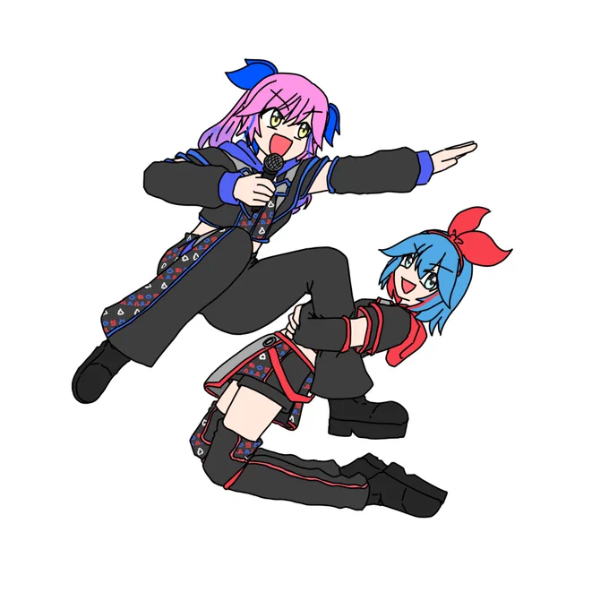 #50音ポーズカラーチャレンジ  を 