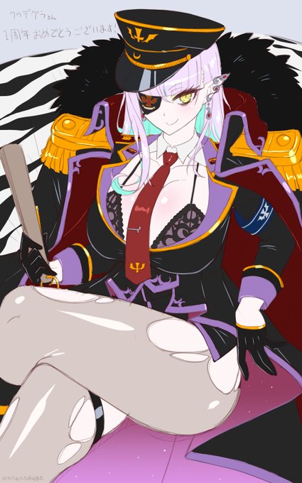 天獄天クゥデグラさんの新衣装を描かせていただきやした

モデリングは谷屋楽(=絹漉もめん) @taniya001 さん
ぐりぐり動くよ! 