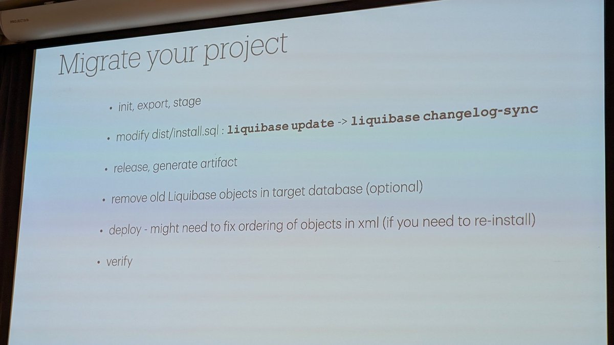 OliverLemm's tweet image. Starting in the middle of a project check out these settings to use SQLcl with command project
#orclapex #sqlcl #apexworld2025 @nl_OUG