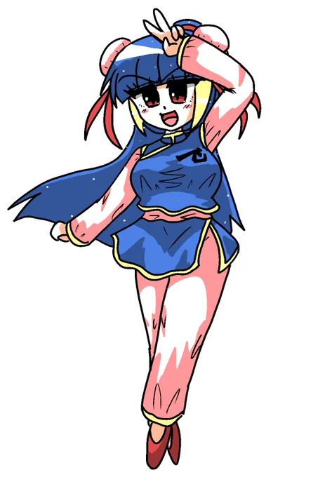 #自作で最も性癖を詰め込んだキャラ

彩飛影さんだなぁ 