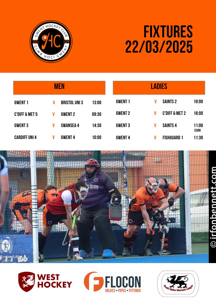 March madness continues this weekend with 6 home games! Plenty of action to keep the Orange Army entertained, with lots of massive points up for grabs as we reach a really critical point of the season 🍊 😬 Good luck everyone 🟠⚫️ <a href="/swsportsnews/">South West Sports News</a> <a href="/SWalesLeague/">South Wales League</a> <a href="/HockeyWales/">Hoci Cymru</a>