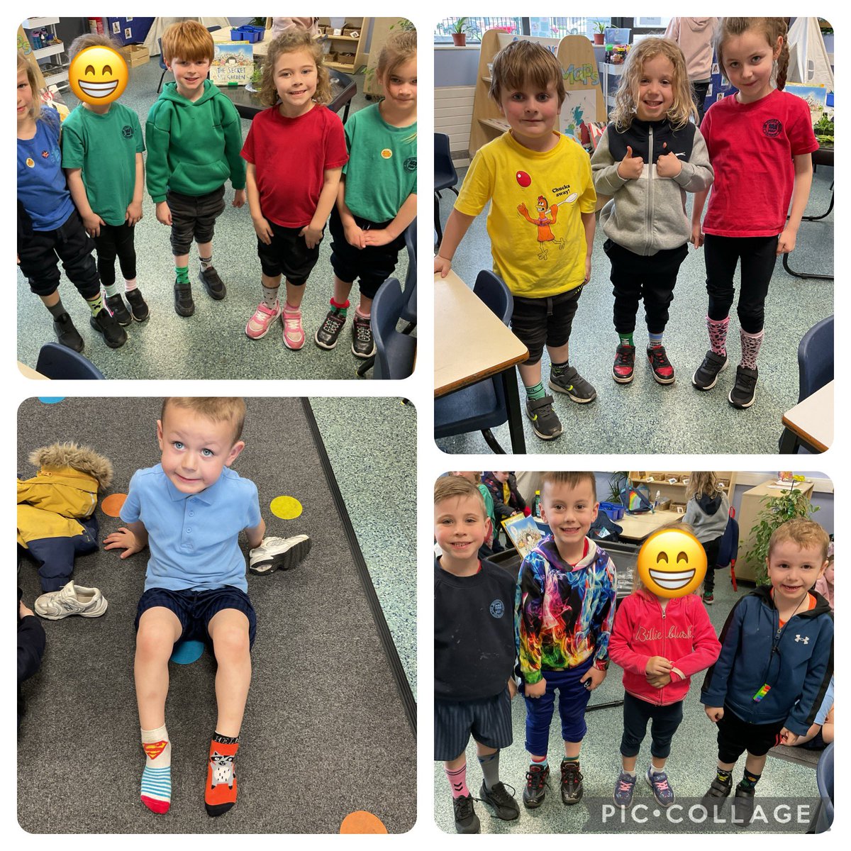 Y1Kew's tweet photo. Odd socks to celebrate works down syndrome day! https://t.co/xt5FT5d6U2