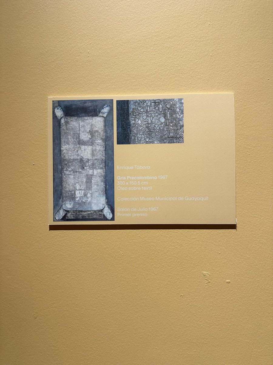 Ayer se inauguró La avanzada ancestralista en el MAAC y había cuatro paredes vacías. Allí van las obras ganadoras de Salones de Julio de los artistas Enrique Tábara, Gilberto Almeida, Aníbal Villacís, Segundo Espinel y Simón Carrillo. 

Las obras están bajo custodia de