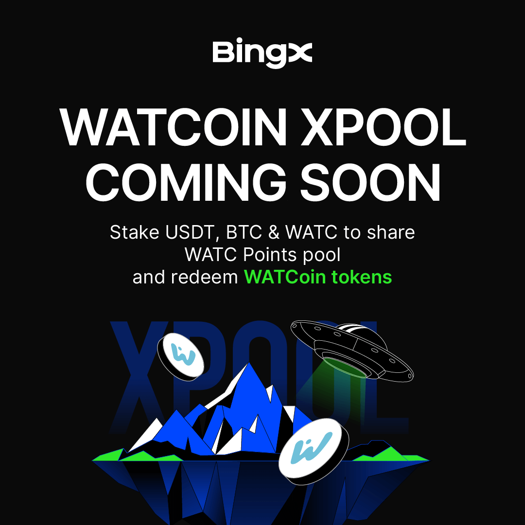 BingXOfficial's tweet photo. Ready to hatch some rewards? 🥚

Stake $USDT, $BTC &amp; $WATC to share the WATC Points pool and redeem WATCoin tokens. @WATcoinofficial

When? From March 24. https://t.co/UpgNSWj7nq