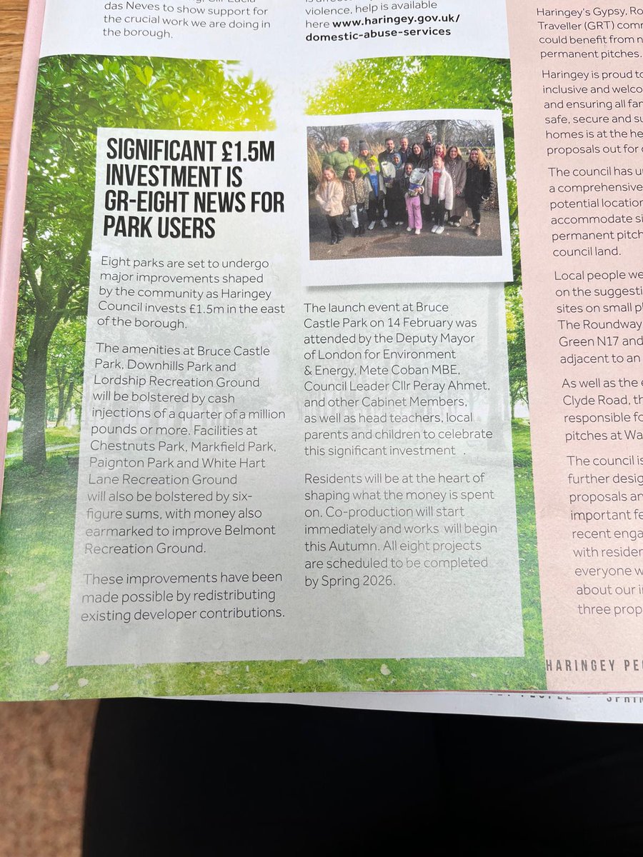 <a href="/haringeycouncil/">Haringey Council</a> are investing cash in parks but <a href="/FinsburyParkLdn/">FinsburyParkLondon</a> is off the list. FP sometimes feels like the wild west,neglected, eco-degraded by events, drug gangs operating in full view, sexual violence, ASB sex orgies in bushes crucial 4 nesting birds. #lockthegates at night