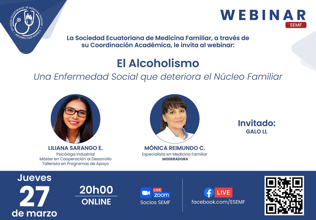 Sociedad Ecuatoriana de Medicina Familiar (@esemf) on Twitter photo 
