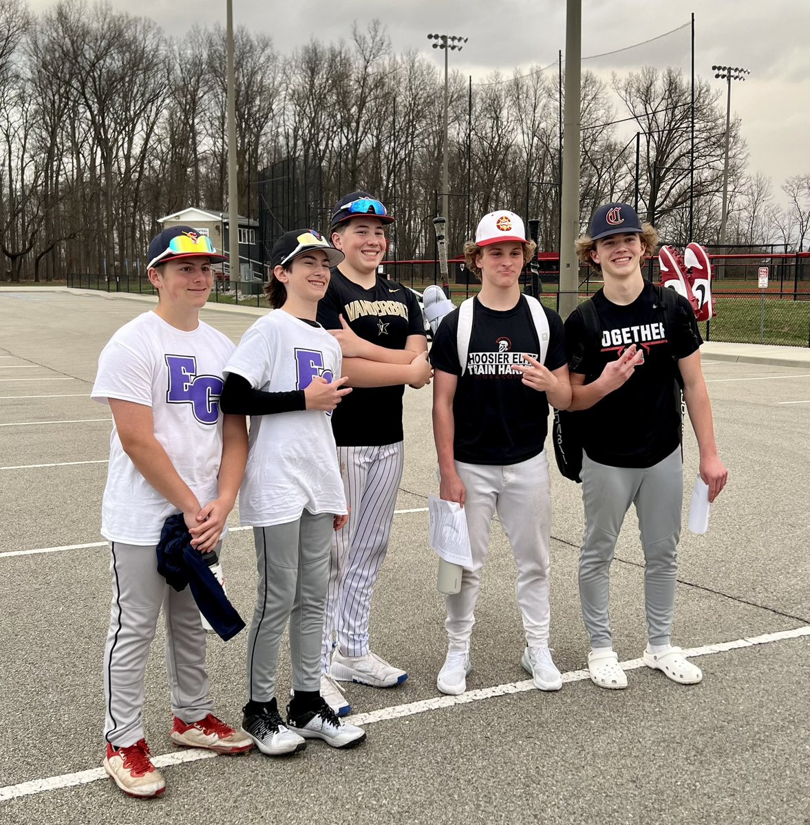 HunterSundbye28's tweet photo. Thank you coach @johnsonm_10 for the opportunity to represent my high school through EC baseball!  I'm super excited and blessed to play the game I love!  I'm looking forward to learning and developing in this program. Some of my best bros in this pic.
@EC_TrojansBSBL 
@FlatgroundBats @BBUncommitted @UncommittedStud @BUncommitted @UncommittedUsa @Uncommitted_ID @DRecruits1 @EliteRecruits_ @CoastRecruits @BaseballCf  @Scout_ScottC @KiteSportz @Get2CollegAth @NationalPID @LL7NV @CoachCamWeeks @CoachDudley13 @nxt1sports @IndyWeOutHere @IndianaPreps @PrepBaseballIN @IndySportsZone @SunilSportsNews @NCSAMattoon @NCSA_Baseball @SportsRatedPG @GoMVB @D1Factory @RolTroj @TheCatchingGuy @ncsa @scan1ansports @STLSportsPro @The_CAAdvantage @StormClub2028 @hshighlight @HaganBsbl @ProspectFiles @GoMVB @Sports_News_HQ 
#BeSeen #catcher #behindthedish
