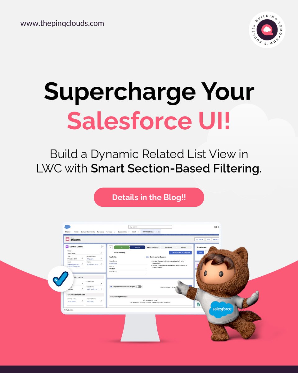 thepinqclouds's tweet image. Build a dynamic Related List View in LWC with section-based filtering &amp;amp; a Lightning Data Table! 

Checkout the full blog! bit.ly/41E9BBu

#Salesforce #LWC #LightningWebComponents #SalesforceAdmin #SalesforceDevelopment #LWCRelatedList #DynamicRelatedList @salesforce