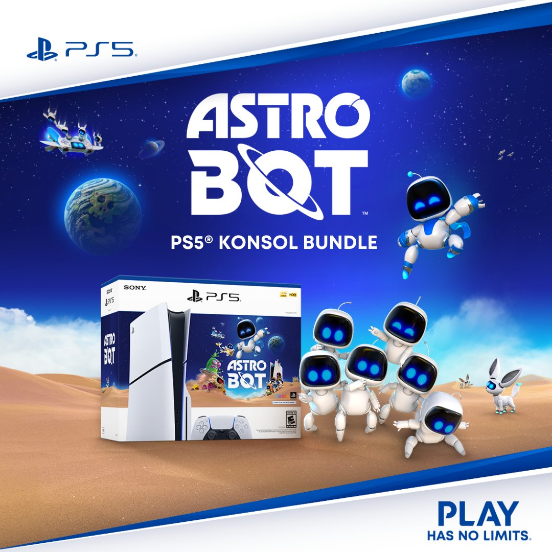 OverGame's tweet photo. PlayStation 5 Astro Bot Bundle OverGame'de!

PlayStation 5 Slim konsolu ve Astro Bot oyunu bir arada, üstelik peşin fiyatına 3 taksit seçeneğiyle.

https://t.co/YJMeQObelP

#OverGame #PlayStation #Astrobot #PS5 #OyununEnHeyecanlıYeri #OverGameMağazaları #OverGameWebCom https://t.co/jEu3ikhtVw