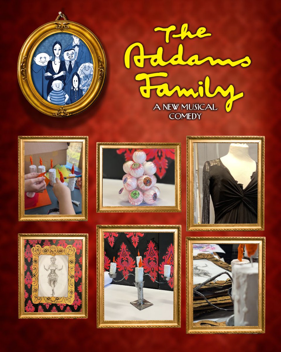 Ms Hudspith and her prop-making crub have been extremely busy preparing sets and props for our performance of 'The Addams Family' next week. 👧🏻🕸️

BOOK NOW: chessington.kingston.sch.uk/news-and-calen…