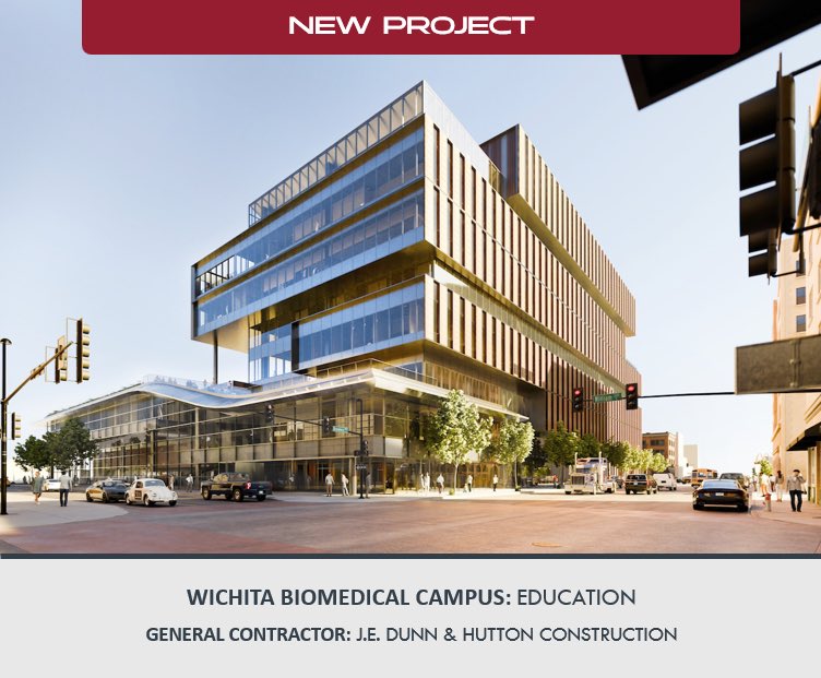 DohertySteel's tweet image. Excited to announce that we've been awarded the opportunity to help construct the Wichita Biomedical Campus in partnership with JE Dunn Construction and Hutton. This project marks a significant milestone in advancing healthcare and innovation. Looking forward to the work ahead!