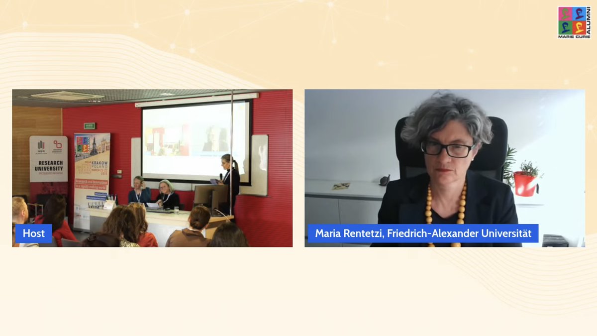 Marie Curie Alumni Association (MCAA) (@mariecurie_alum) on Twitter photo <a href="/mrentetz/">Maria Rentetzi</a> The session is its final stages.
<a href="/TheodotaLagouri/">Theodota Lagouri</a> is now moderating a very lively session between the panellists. <a href="/mrentetz/">Maria Rentetzi</a> The session is its final stages.
<a href="/TheodotaLagouri/">Theodota Lagouri</a> is now moderating a very lively session between the panellists.