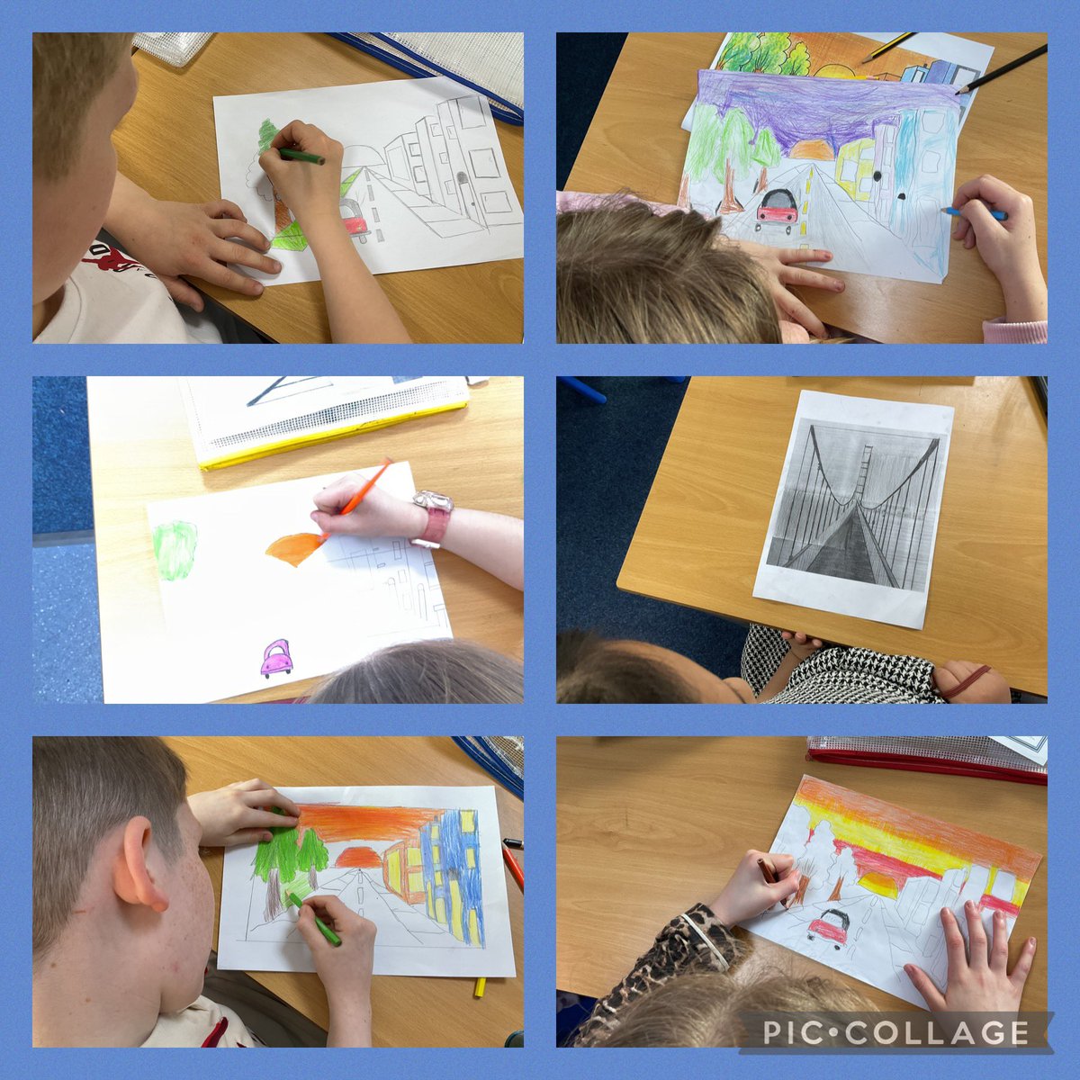 5Middlethorpe's tweet photo. Year 5 have been practicing their perspective drawing #MiddlethorpePrimary #MiddlethorpeArt #MiddlethorpeY5 https://t.co/NlWzhydxY3