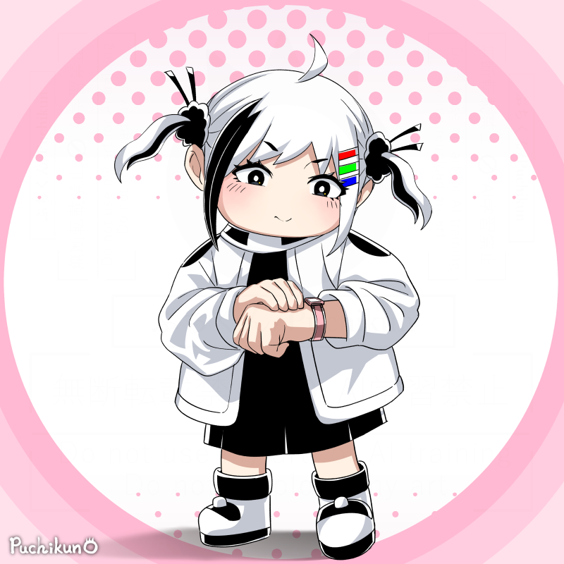 「おはモノチ「時間を確認しまっち!」#MonochiProject 」|ぷちくん/puchikun（絵師）のイラスト