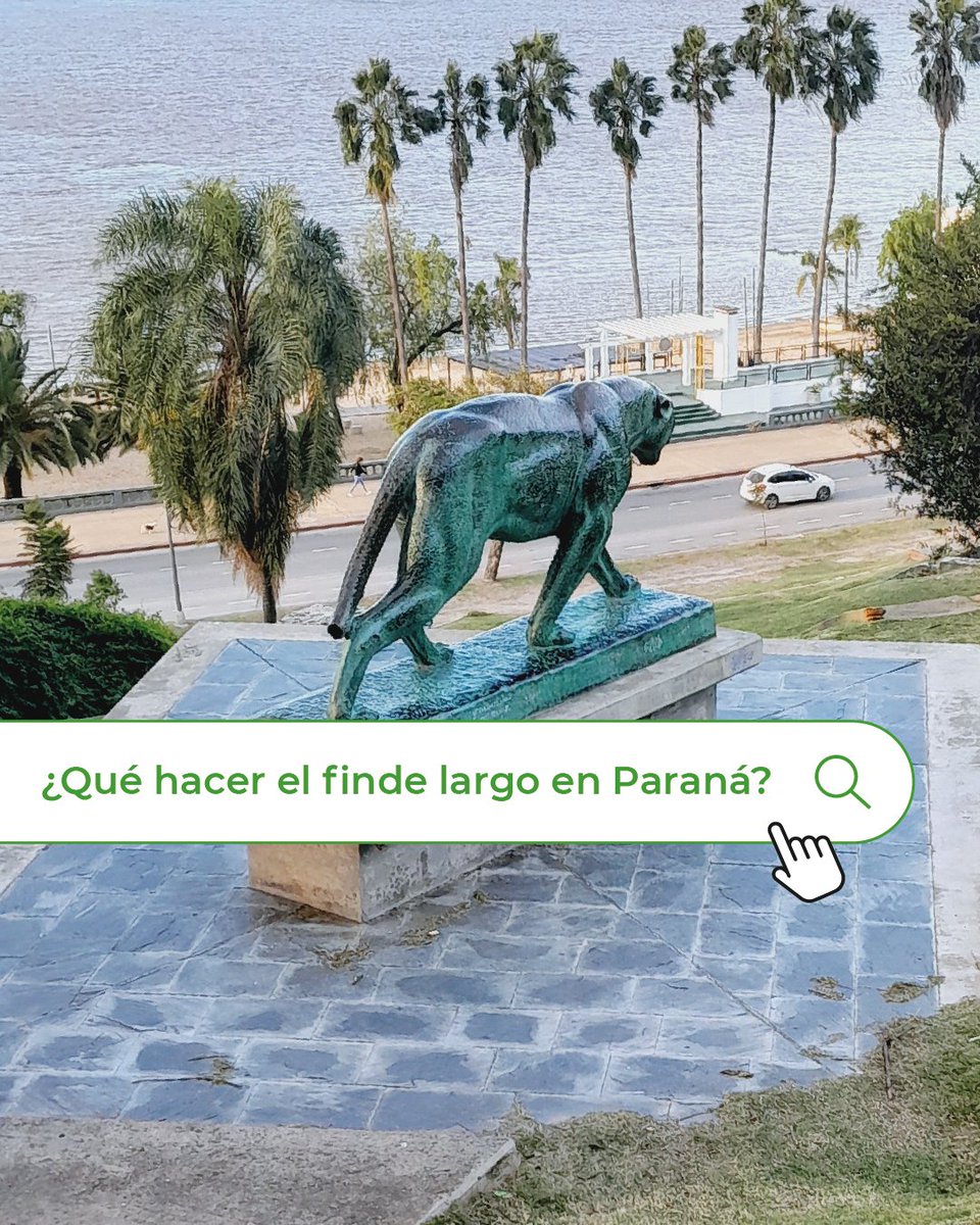 El fin de semana largo se vive en 📍#Paraná 😃  🍃
➡️  ¡Mirá la agenda completa de actividades acá parana.tur.ar/writable/desca…!

#ParanáTeEspera #ParanáTeRenueva