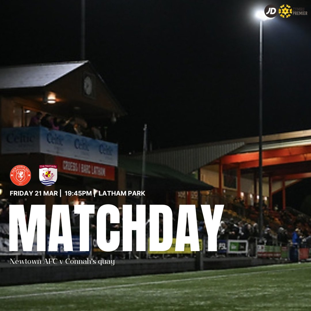 Newtown AFC (@newtownafc) on Twitter photo It's Matchday!
The Robins welcome <a href="/the_nomads/">Connah's Quay Nomads FC</a> to the Montgomery Waters Latham Park for an exciting game between the two teams.
Kick-off @ 19:45 It's Matchday!
The Robins welcome <a href="/the_nomads/">Connah's Quay Nomads FC</a> to the Montgomery Waters Latham Park for an exciting game between the two teams.
Kick-off @ 19:45