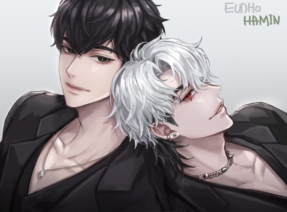 댕냥즈🐺🐈‍⬛
#PLAVE #은호 #하민