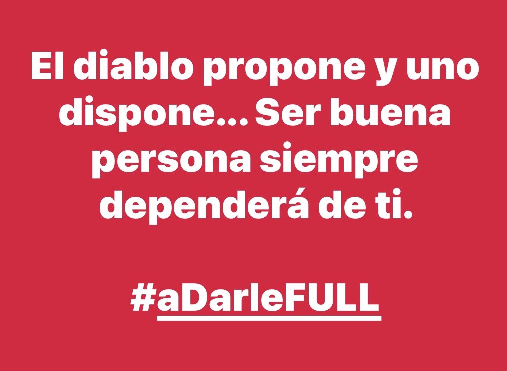 Tu tienes el poder de ser….