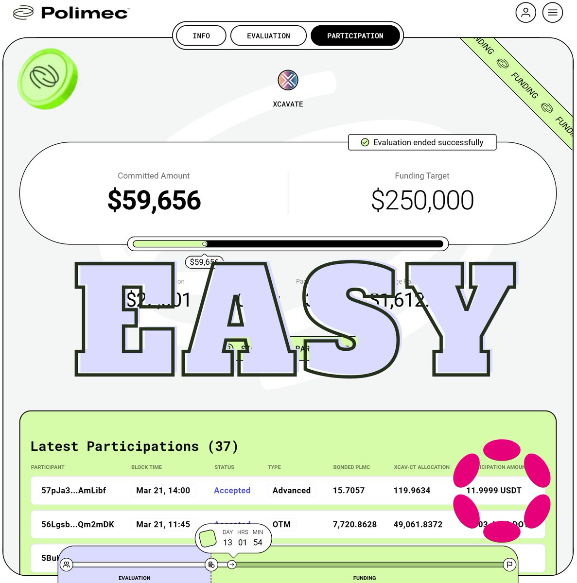 bakktofuture's tweet image. Dear @Polkadot Communtiy
I want to demonstrate my favorite and FASTEST way to onboard someone to invest in a Web3 Fundraise on Polimec via mobile - secured by Polkadot.
1) Wallet 👛
2) Onboarding 🪪
3) Account Funding 💳
4) Invest 💰
Everybody can do it in &lt;10 Minutes 👇