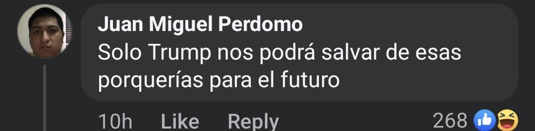 No hay comentario al respecto, el chiste está en la imagen y su foto de perfil