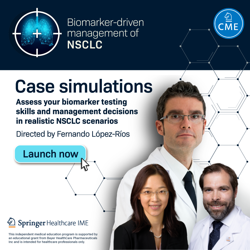 Springer Healthcare IME (@springerime) on Twitter photo Dive into realistic scenarios that elevate your skills in managing biomarker-positive NSCLC with our new CME-accredited, simulation-based case studies, directed by Fernando López-Ríos.
Start here
…c-biomarkers-ime.springermedicine.com/case-simulatio…
#NSCLC #cancer #lungcancer Dive into realistic scenarios that elevate your skills in managing biomarker-positive NSCLC with our new CME-accredited, simulation-based case studies, directed by Fernando López-Ríos.
Start here
…c-biomarkers-ime.springermedicine.com/case-simulatio…
#NSCLC #cancer #lungcancer