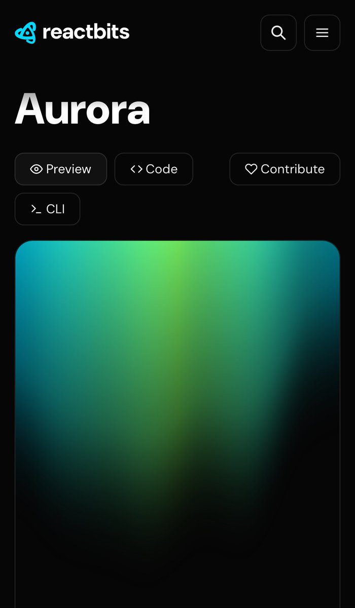 🆕 Dale vida a tu sitio web con ReactBits: una colección de componentes animados listos para usar en React. 

Fácil de integrar, sin complicaciones.

🔥 Más dinamismo, menos esfuerzo. #React #WebDev #UI