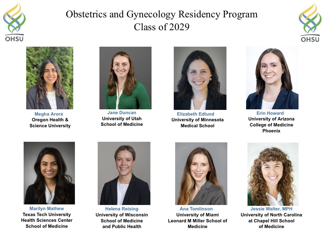 Ian Fields, MD, MCR (@eeyanmiller) on Twitter photo So excited to announce the newest class of OBGYN interns here <a href="/ohsuobgyn/">OHSU OB/GYN Residency Program</a>! The future of our specialty is so bright!! 𤩠#Match2025 So excited to announce the newest class of OBGYN interns here <a href="/ohsuobgyn/">OHSU OB/GYN Residency Program</a>! The future of our specialty is so bright!! 𤩠#Match2025