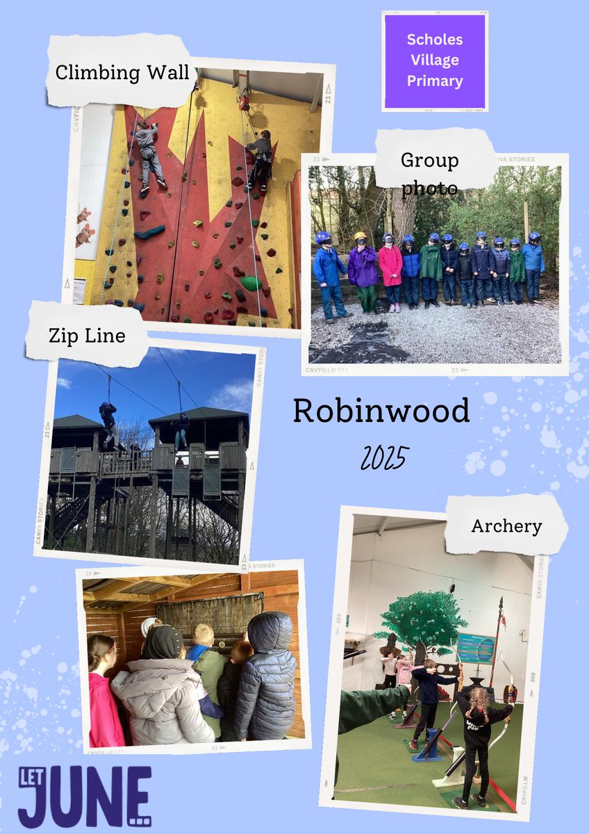 Recently, Let June provided funding for four pupils from Scholes Village Primary to attend a residential trip to Robinwood. We received wonderful feedback and pictures, and we would like to share them with you.