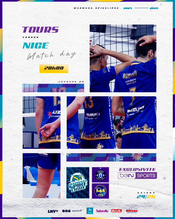 LNVofficiel's tweet photo. 🔥 4⃣e place en jeu ce samedi !
@ToursVolleyBall 🆚 @Team_NVB  
Objectif : garder l’avantage pour les quarts de Play-Offs 💥

La mission s’annonce corsée…👊

📺𝐄𝐱𝐜𝐥𝐮𝐬𝐢𝐯𝐞𝐦𝐞𝐧𝐭 𝐬𝐮𝐫 𝐛𝐞𝐈𝐍 𝐒𝐏𝐎𝐑𝐓
#MarmaraSpikeLigue https://t.co/2l7VWofiEZ