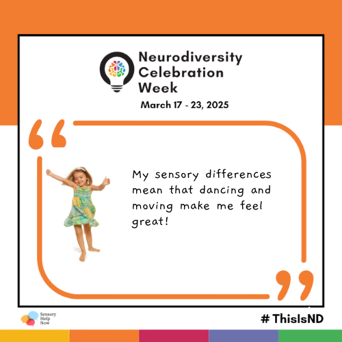 SensoryHelpNow's tweet photo. Sensory differences can come with additional barriers and challenges but we can also look for the positives.
#NeurodiversityCelebrationWeek #NeurodiversityWeek #NCW #ThisIsND https://t.co/LLpy9mHTnO